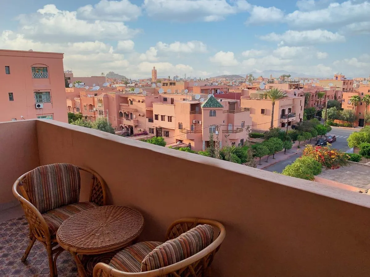 מרקש Moderne, Lumineux & Spacieux Avec Balcon -Central -Wifi-Smart Tv-Clim