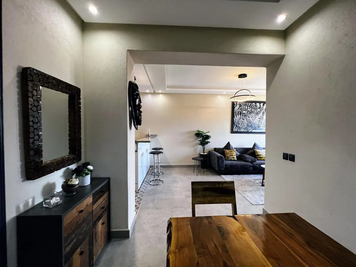 דירה מרקש Moderne, Lumineux & Spacieux Avec Balcon -Central -Wifi-Smart Tv-Clim מרוקו
